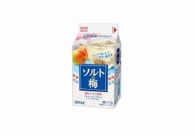 暑い夏を乗り切るために…雪印メグミルクから「ソルト＆梅」　梅の酸味とほのかな塩味