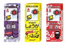 「紀文 豆乳飲料」に新テイスト　巨峰、しょうが、甘酒が登場