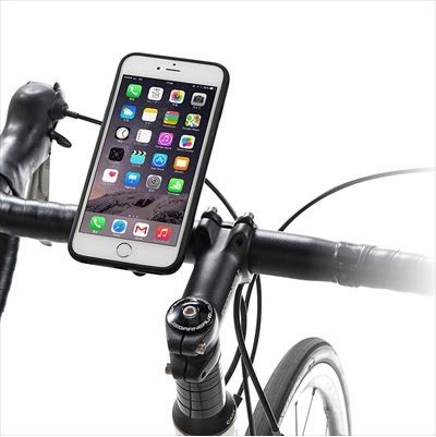 自転車に着脱できるiPhone6/6Plusホルダー　ナビやサイクルコンピュータとして