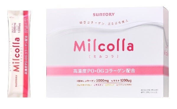 サントリーウエルネス「Milcolla」独自のコラーゲンパウダー配合でリニューアル発売