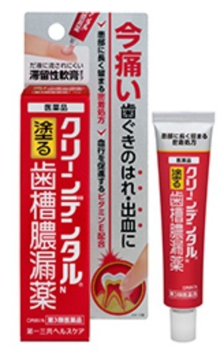 痛い歯ぐきのはれや出血に！塗る歯槽膿漏薬「クリーンデンタルN」発売