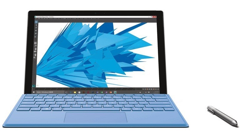 Surface Pro 4、タイプカバー、Surface ペン