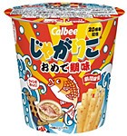 1400件の新フレーバー案から選ばれた鯛めしの味わい　「じゃがりこ　おめで鯛味」