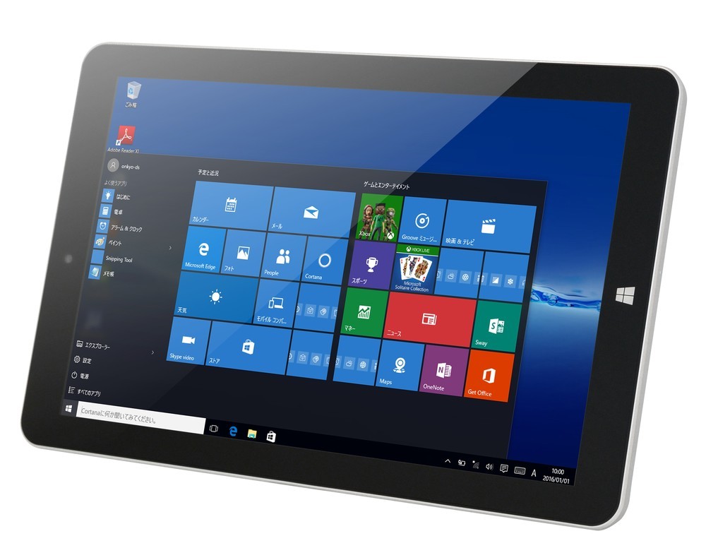 オンキヨーWindows 10タブレット「TW2A-73Z9」　無線LANとバッテリーを強化