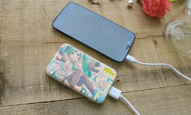 「初音ミク」デザインのモバイルバッテリー「cheero Energy Plus mini 4400mAh 初音ミク version」