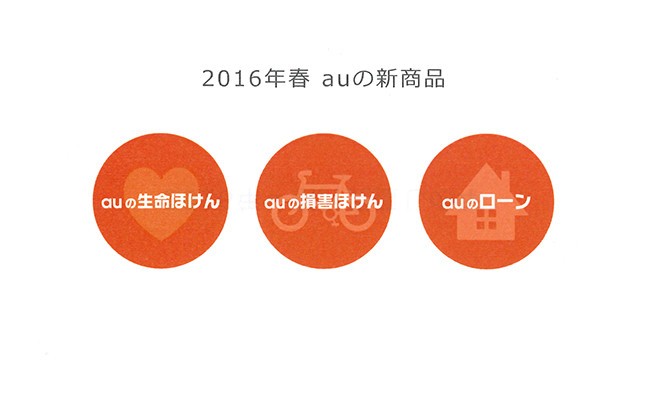 4月5日にKDDIが始める金融サービスは、生命保険・損害保険・住宅ローンの3つ（同社配布資料より）