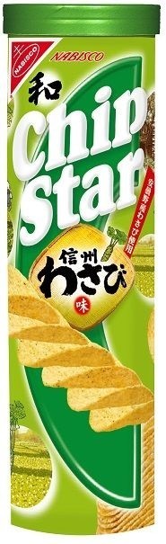 チップスター和風味シリーズに香りとコクの信州わさび味