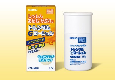 かゆみ、紫外線などによる皮膚炎に効くノンステロイド　佐藤製薬「トレンタムGローション」　