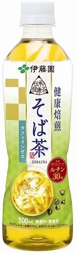 そばポリフェノール含有の健康茶飲料「伝承の健康茶　健康焙煎　そば茶」　伊藤園から