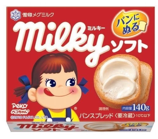 パンに塗れる「ミルキー」　朝食やおやつに、やさしい甘さ