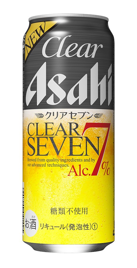 食事とも合い後味すっきり　アルコール7%「クリアアサヒ クリアセブン」