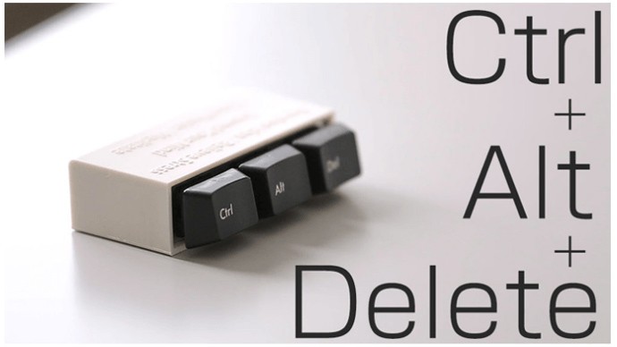 「Ctrl+Alt+Delete」で気持ちを「再起動」　手遊びガジェット