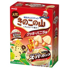 「きのこの山」で「スーパーカップクッキーバニラ」を再現