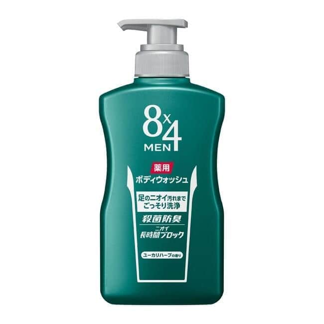 「8x4　MEN 薬用ボディウォッシュ」　足のニオイ汚れまでケアする防臭泡