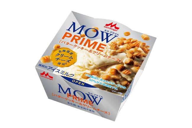 「MOW PRIME　バタークッキー&クリームチーズ」　コク深く濃厚な風味