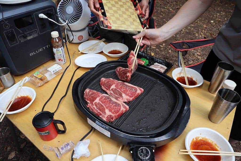 ステーキ肉は焼きあがるのか
