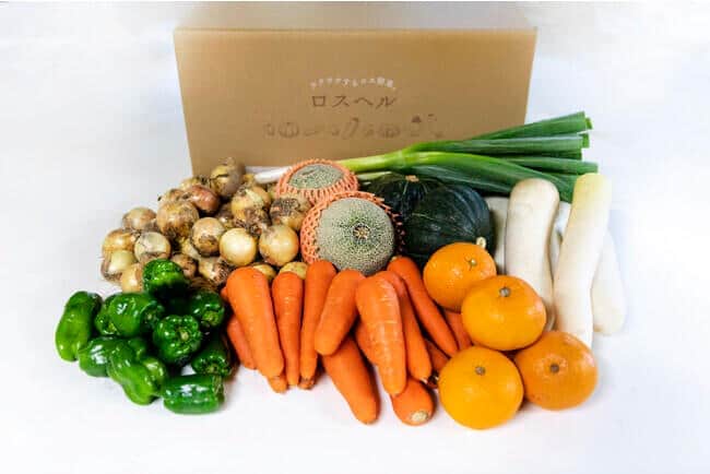 エクネスは、食品ロス削減のため、通常は捨てられている規格外野菜を定期配送するサービスを行う 