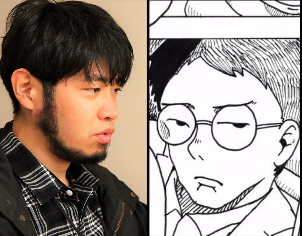 （左から）「Studio No.9」の漫画編集者・遠藤さん、漫画家のうえはらけいたさん