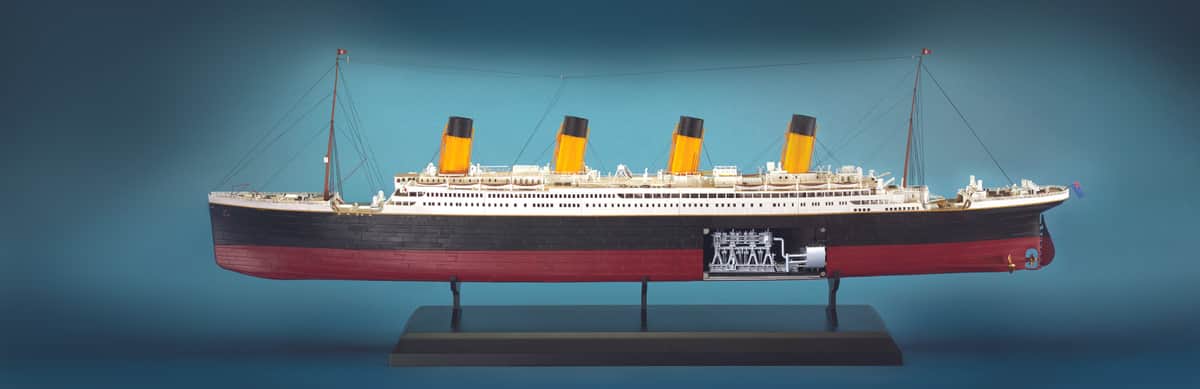 幻の豪華客船「タイタニック号」 全長134cmのモデルが作れる: J-CAST 