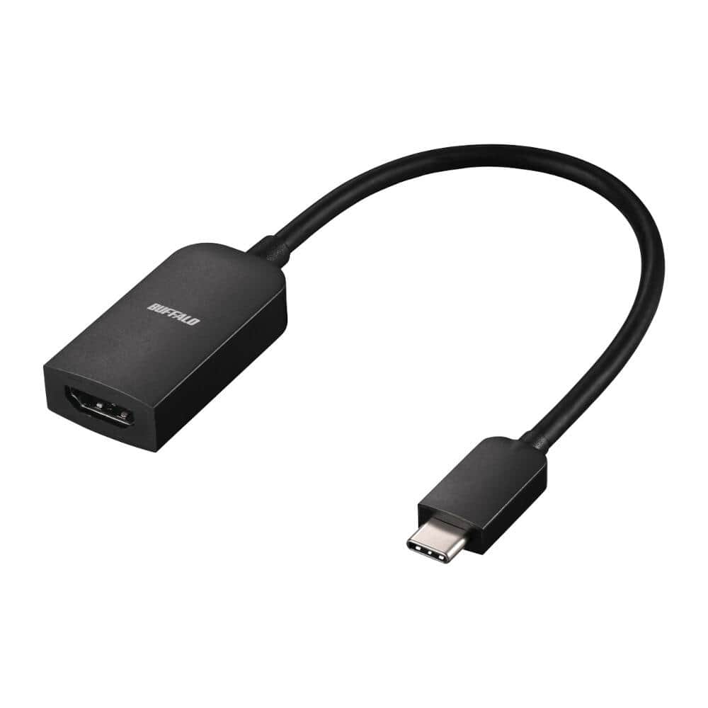 バッファロー、HDMIに変換するアダプター　USB-C端子搭載スマホやPCなどの映像