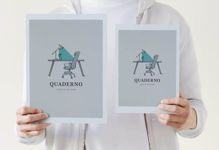 富士通から電子ペーパー端末「QUADERNO」　カラー表示に対応、利便性が大幅に向上