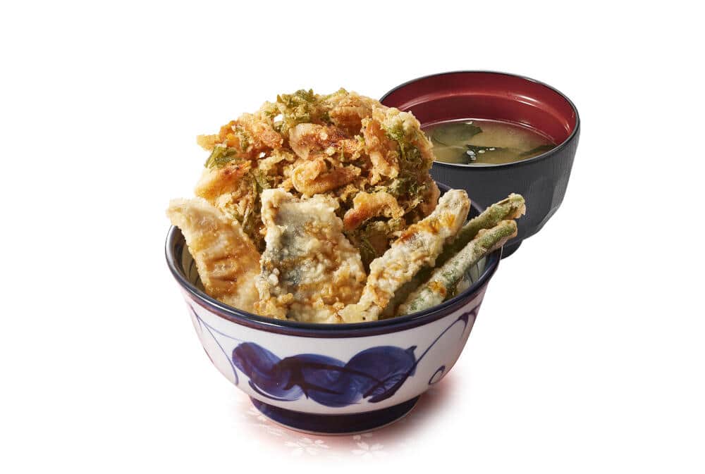 天丼てんや、春限定メニュー　「桜海老と鰆の天丼」発売