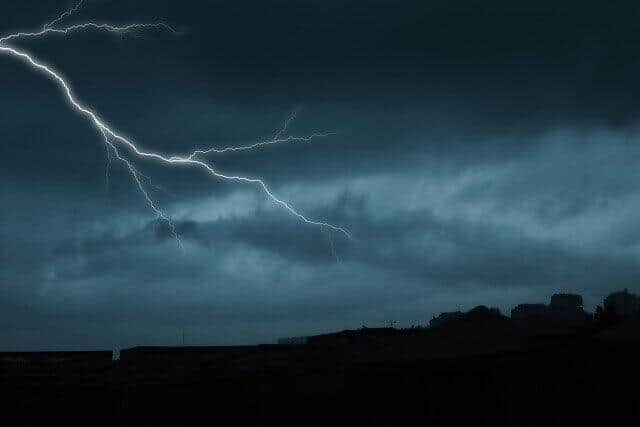 きょうもゲリラ雷雨